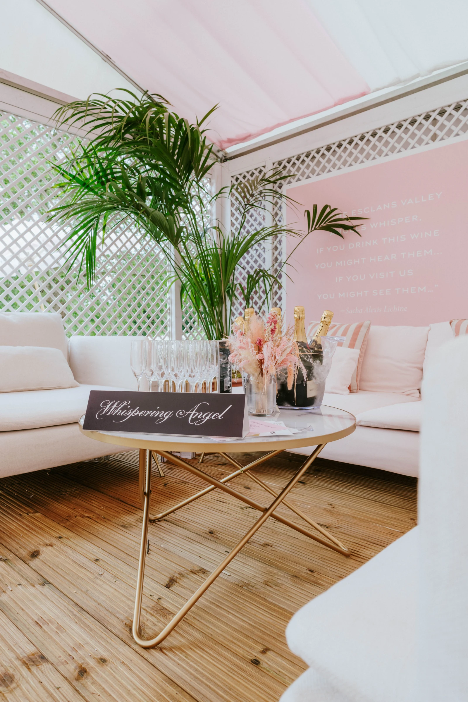 Hurlingham / Lounge and signage / Photography: Kris Humphreys