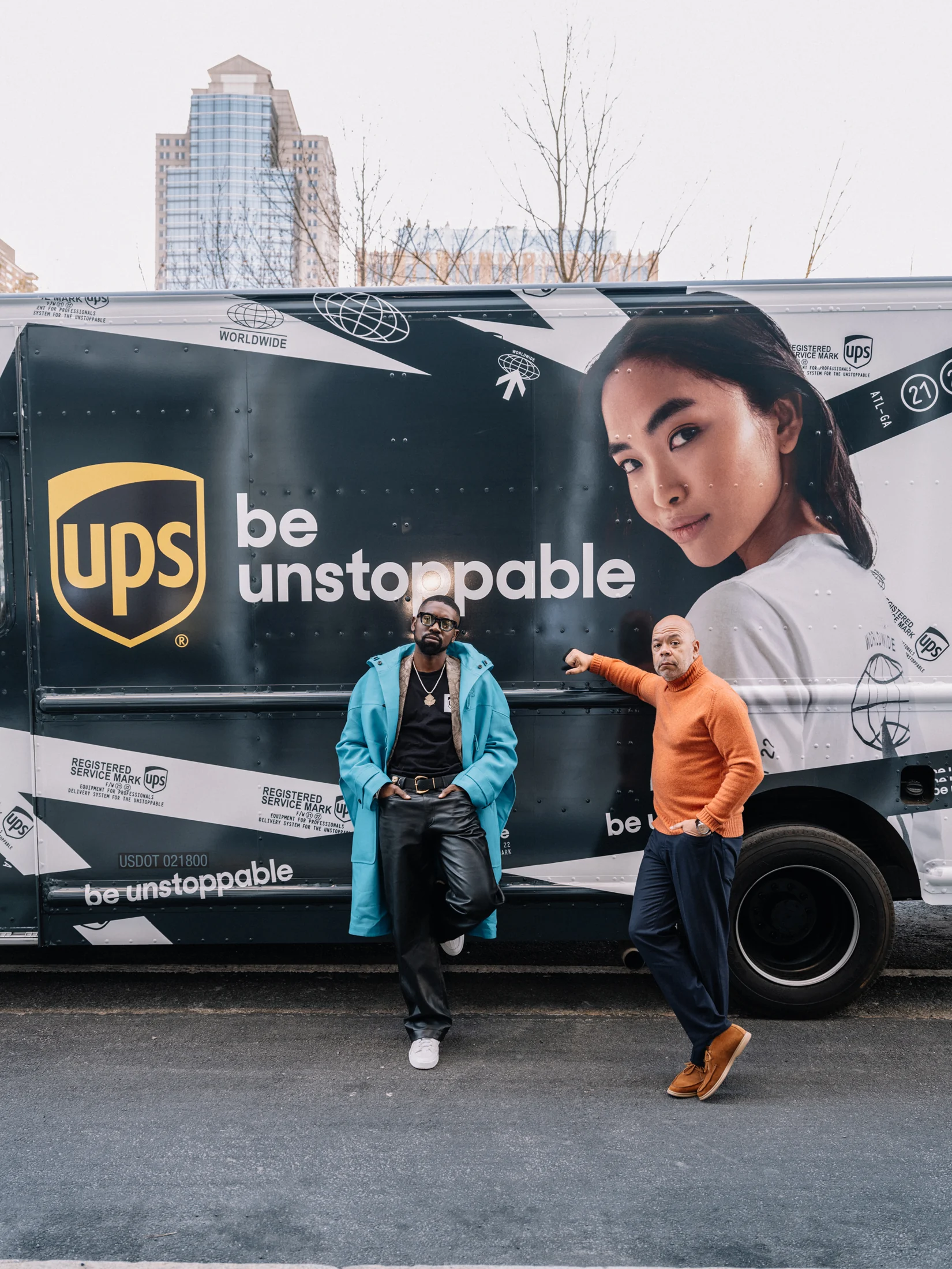 UPS × NYFW / Proudly Unstoppable campaign truck