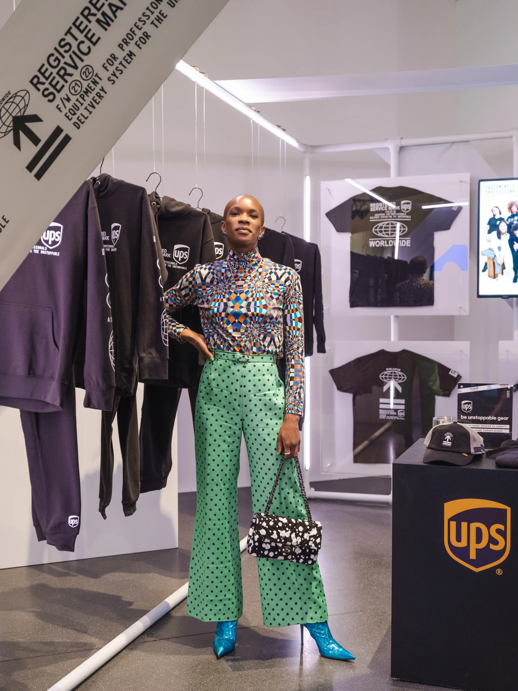 UPS × NYFW / Campaign installation